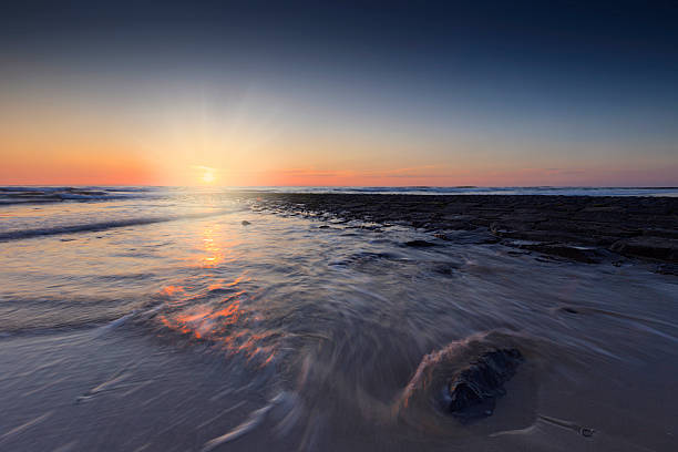 istock moody seascape along the coast just before sunset 508167956
