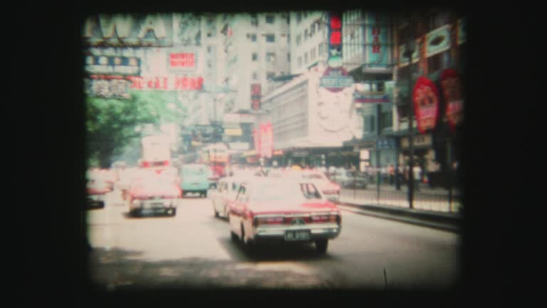 Hong Kong street, Vintage Super 8