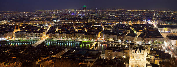 istock Evening panorama of Lyon 508168341