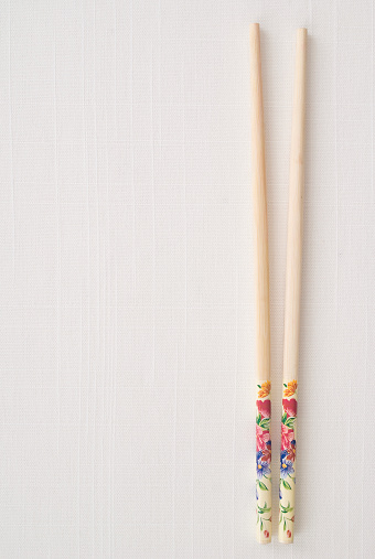 chopsticks on natural background