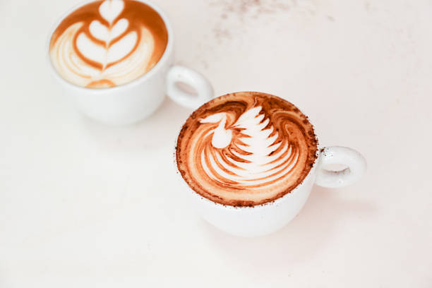 latte art Kaffee – Foto