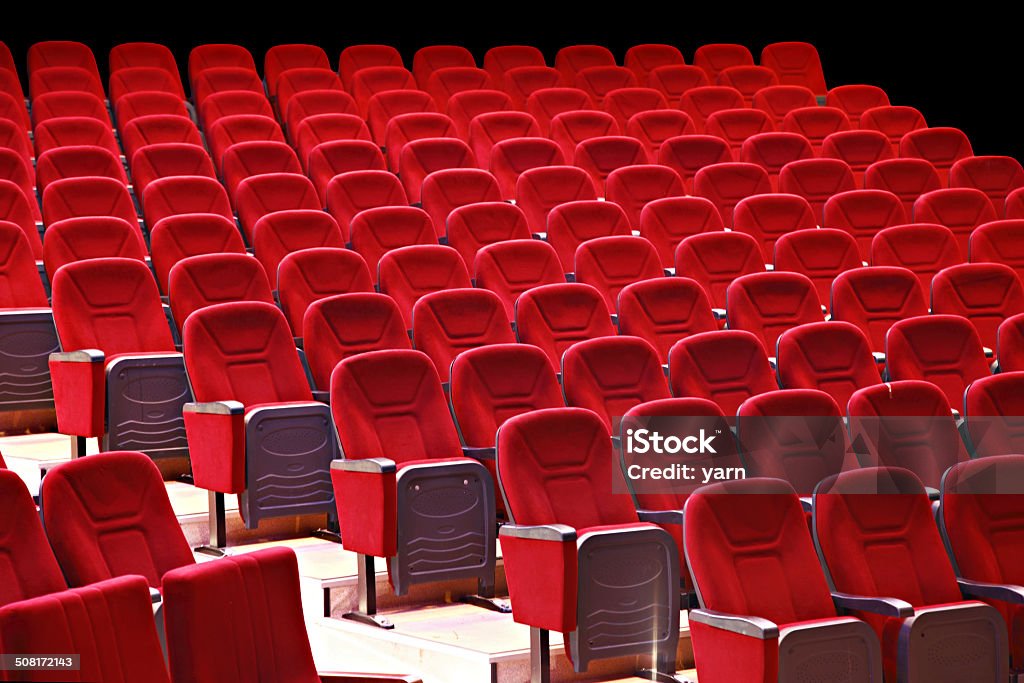 Theater-Sitze - Lizenzfrei Bühnentheater Stock-Foto
