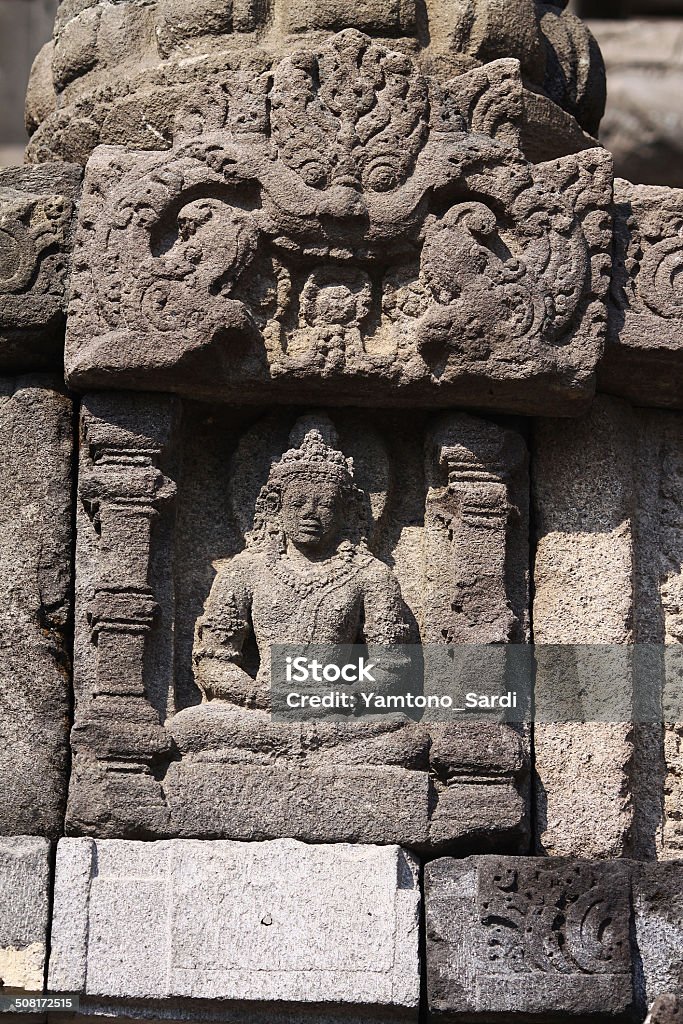 Relief of the temple Ancient Stock Photo