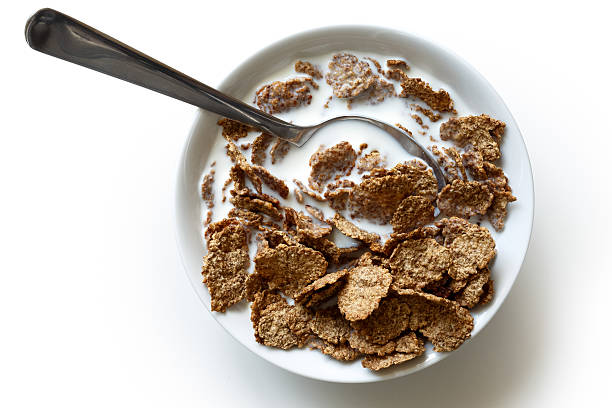istock Wheat bran breakfast cereal in bowl. 508177608
