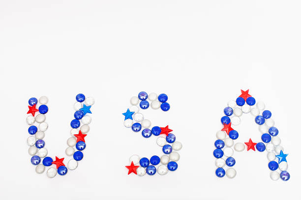 istock USA written with beads and plastic stars 508178518