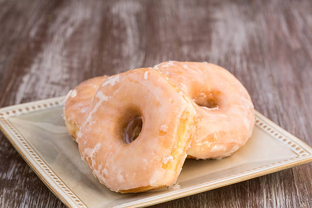 istock Tasty Breakfast Donuts In A Row 508181666