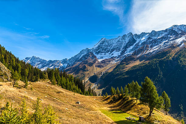 istock Beautiful view of  Loetschental valley 508182538