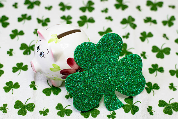 istock shamrock with piggy bank 508183030