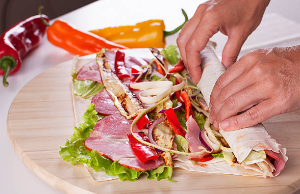 Healthy Salad Tortilla wraps