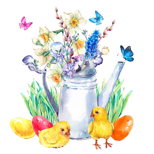 American Greetings Osterkarte Für Kinder – 'Happy Spring', Mit Hasen-Form & Glitzer