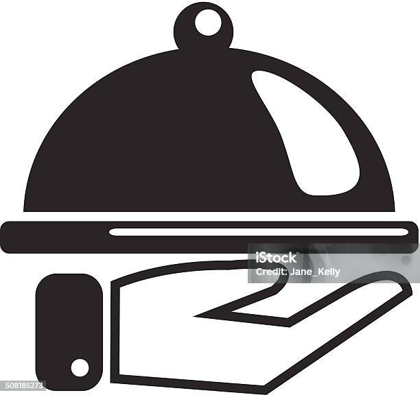 Ilustración de Restaurante Icono Negro y más Vectores Libres de Derechos de Agarrar - Agarrar, Alimento, Arreglar