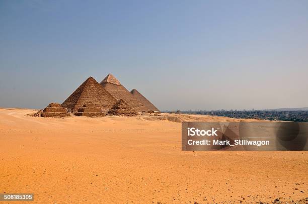 Pyramids Of Giza Stock Photo - Download Image Now - Africa, Archaeology, Architecture
