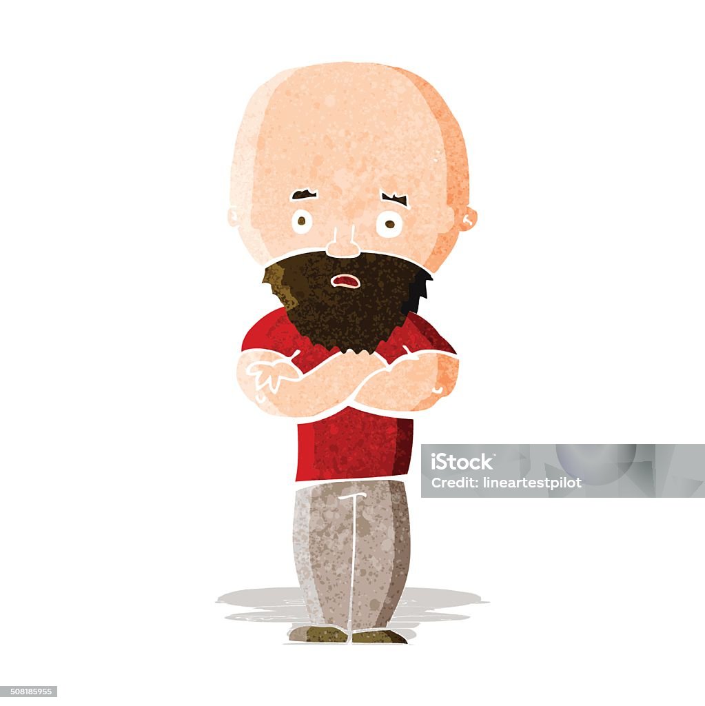 Cartoon Shocked Bald Man With Beard Stock Illustration - Download Image Now - Adult, Beard, Cheerful - iStock Cartoon Shocked Bald Man With Beard Stock Illustration - Download Image Now - Adult, Beard, Cheerful - iStock