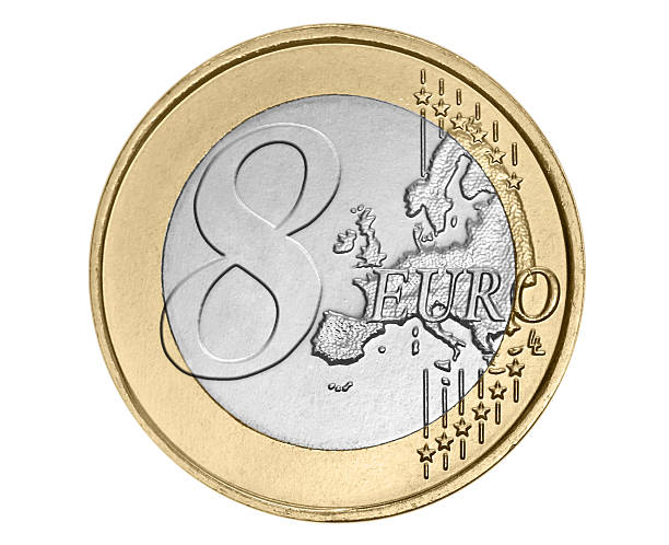 istock Eight euro coin 508186262