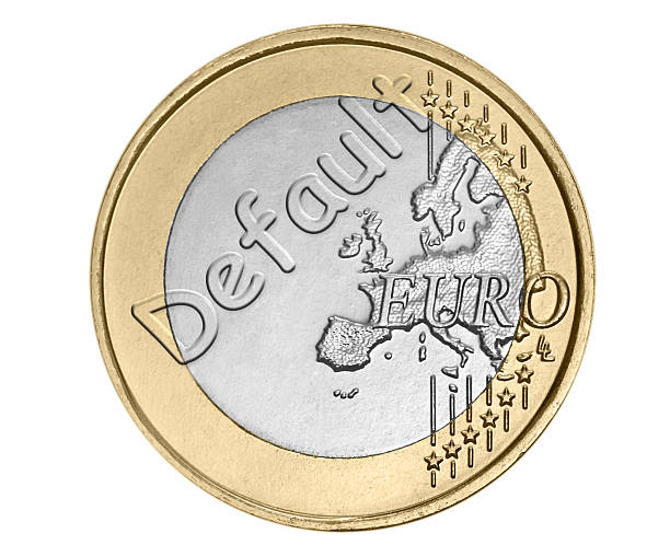 istock Euro coin with word 