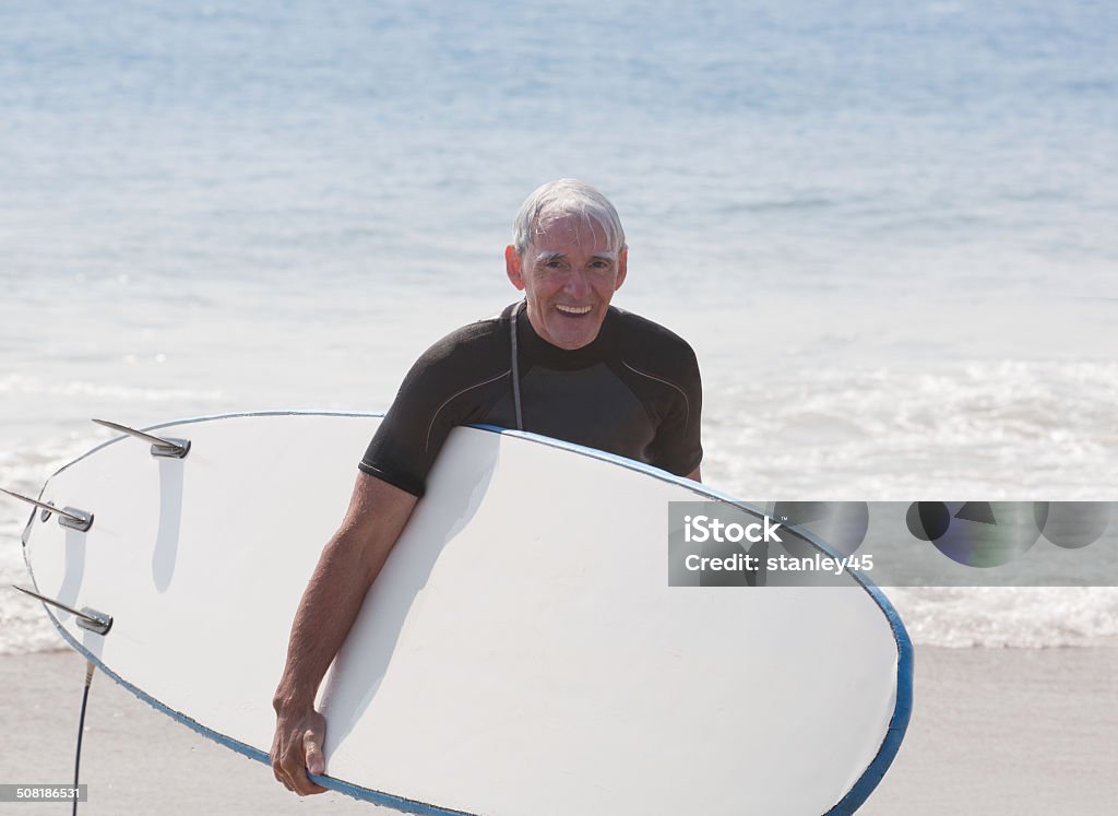 Aktive Senior Surfer - Lizenzfrei 60-69 Jahre Stock-Foto