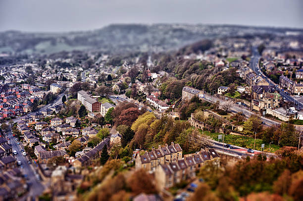istock Tilt and shift view of town 508187493