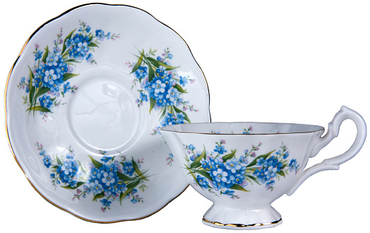 Antique tea cup and saucer set