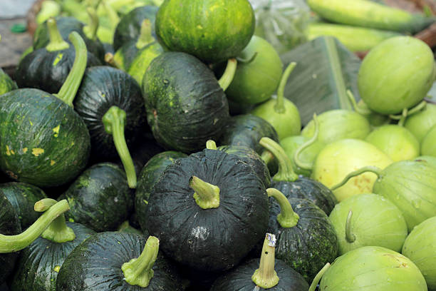 istock Fresh green pumpkin in the market 508188717