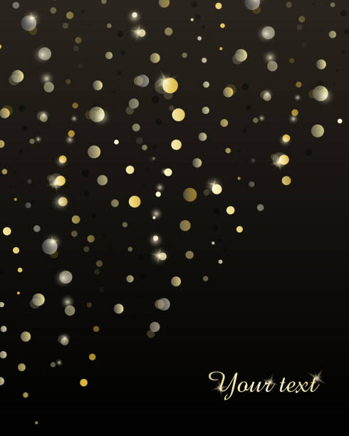 istock Abstract background with golden stripes of circles 508189019