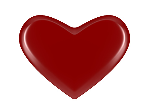 Polygonal Love heart symbol digital concept 