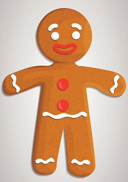 Gingerbread Gingerbread gingerbread man stock illustrations