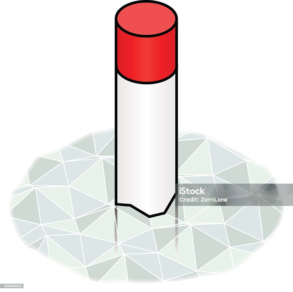 Water Way Navigation Marker/Buoy A water way navigation marker/buoy - navigate to south or west. Buoy stock vector