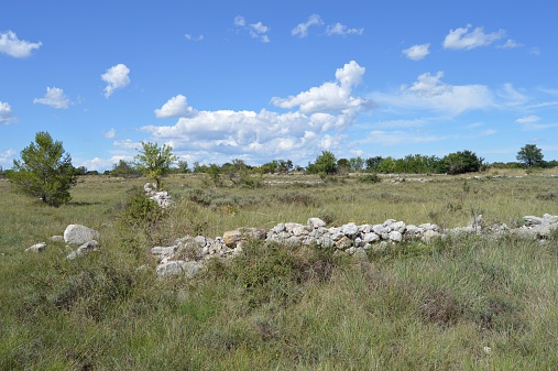 View on Garrigue-France