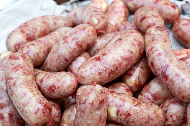 istock BBQ sausages in the market 508197353