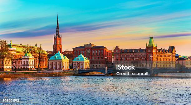 Old Town In Stockholm Sweden Stock Photo - Download Image Now - Architecture, Building Exterior, Built Structure