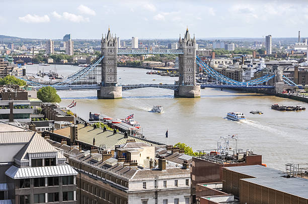 istock Aerial view of Tower Bridge 508201225
