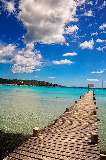 istock Wooden pier - Corsica 508202787