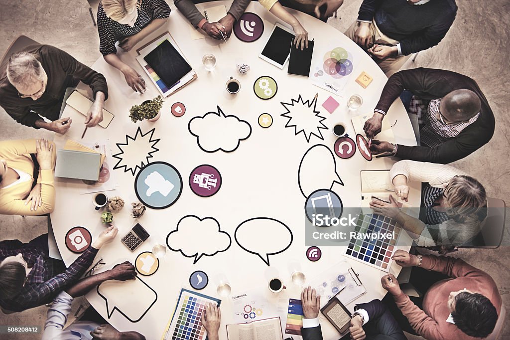 Geschäft Teamarbeit Menschen Team-Arbeit Treffen Konzept - Lizenzfrei Kreativität Stock-Foto