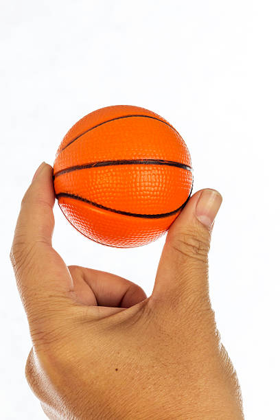 istock Toy basketball on hand 508209088