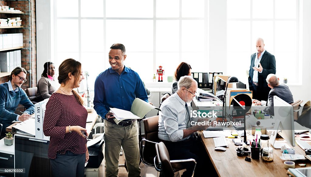 Business-Team arbeiten Büroangestellter Konzept - Lizenzfrei Büro Stock-Foto