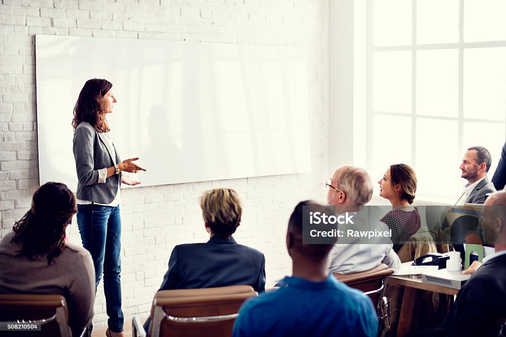 Conference Training Planning Learning Coaching Business Concept Education Training Class Stock Photo