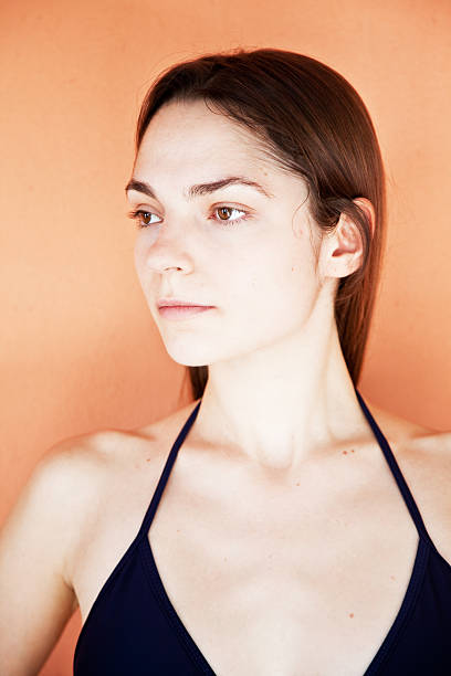 Test models female portrait stock photo
