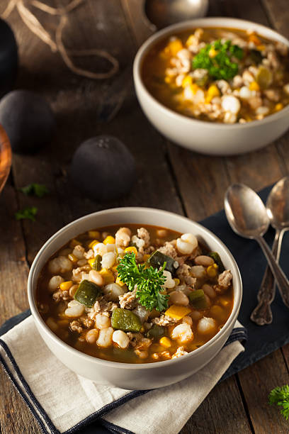 istock Hot Homemade White Bean Chicken Chili 508211692