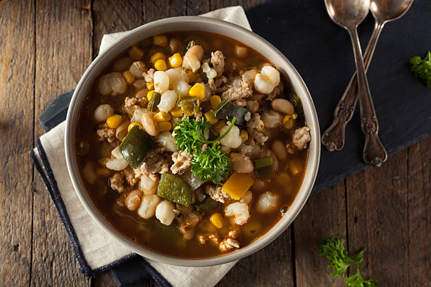 istock Hot Homemade White Bean Chicken Chili 508211742