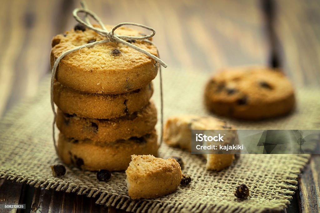 Galletas con pedacitos de Chocolate - Foto de stock de Al horno libre de derechos