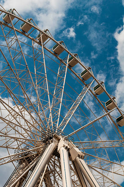 Amusement park Ferris Wheel beziers stock pictures, royalty-free photos & images