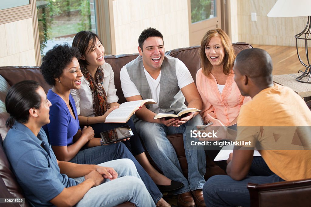 Small Group Church Stock Photo