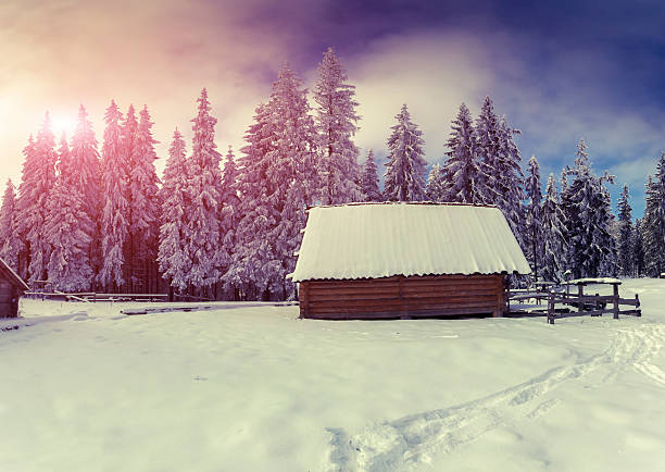 istock Old farm in the Carpathian mountains 508216459