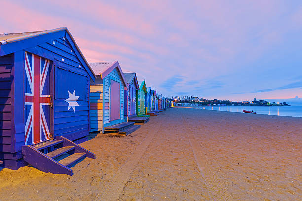istock Beautiful Brighton bathing houses, Australia 508217128