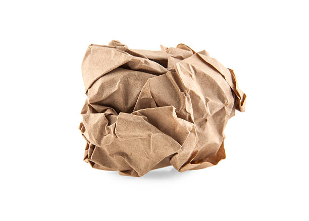 istock wrinkled paper isolated on a white background 508221148