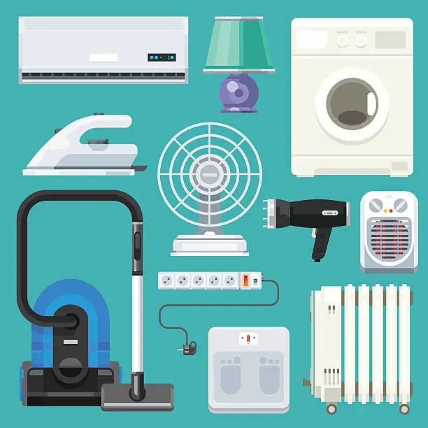 Vector illustration of Big appliance set! #5