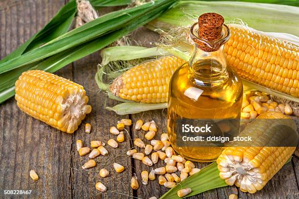 Corn Oil Stock Photo - Download Image Now - Agriculture, Bottle, Cereal Plant