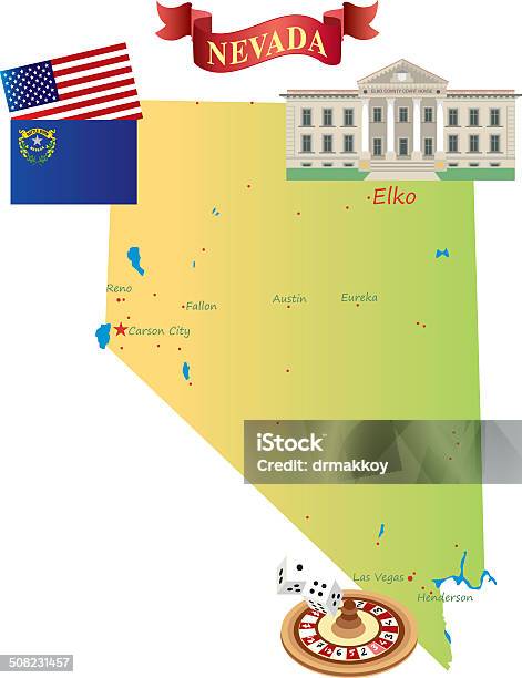 Elko City Stock Illustration - Download Image Now - City, Cultures, Depression - Land Feature