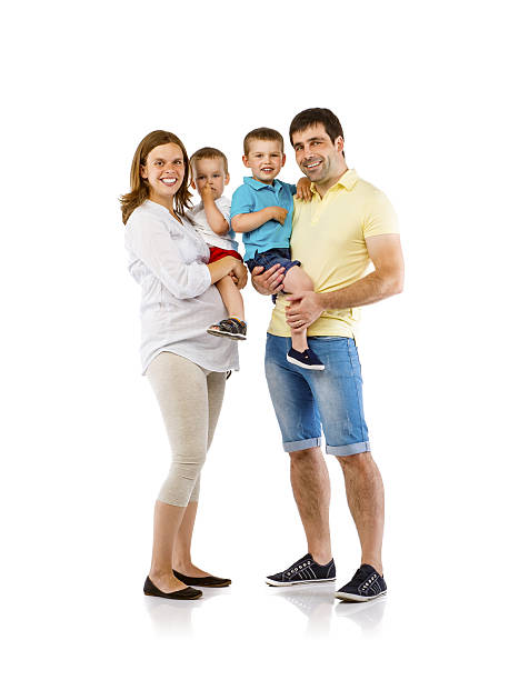 istock Happy family in studio 508231633