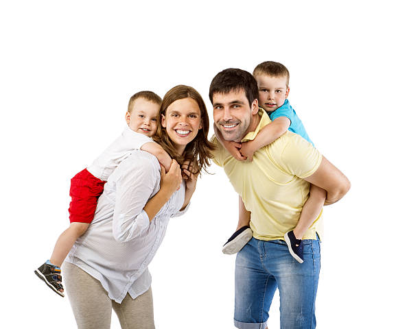 istock Happy family in studio 508231645
